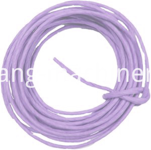 Mor Bükümlü Kağıt Kordon Purple Twisted Paper Cord